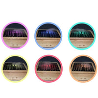 Thumbnail for 120ml wooden square essential oil diffuser colours