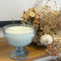 Thumbnail for Coconut Wax Candle - 300ml Blue Glass