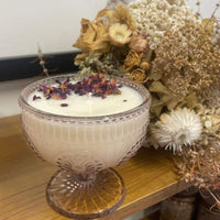 Thumbnail for Coconut Wax Candle - 300ml Pink Glass