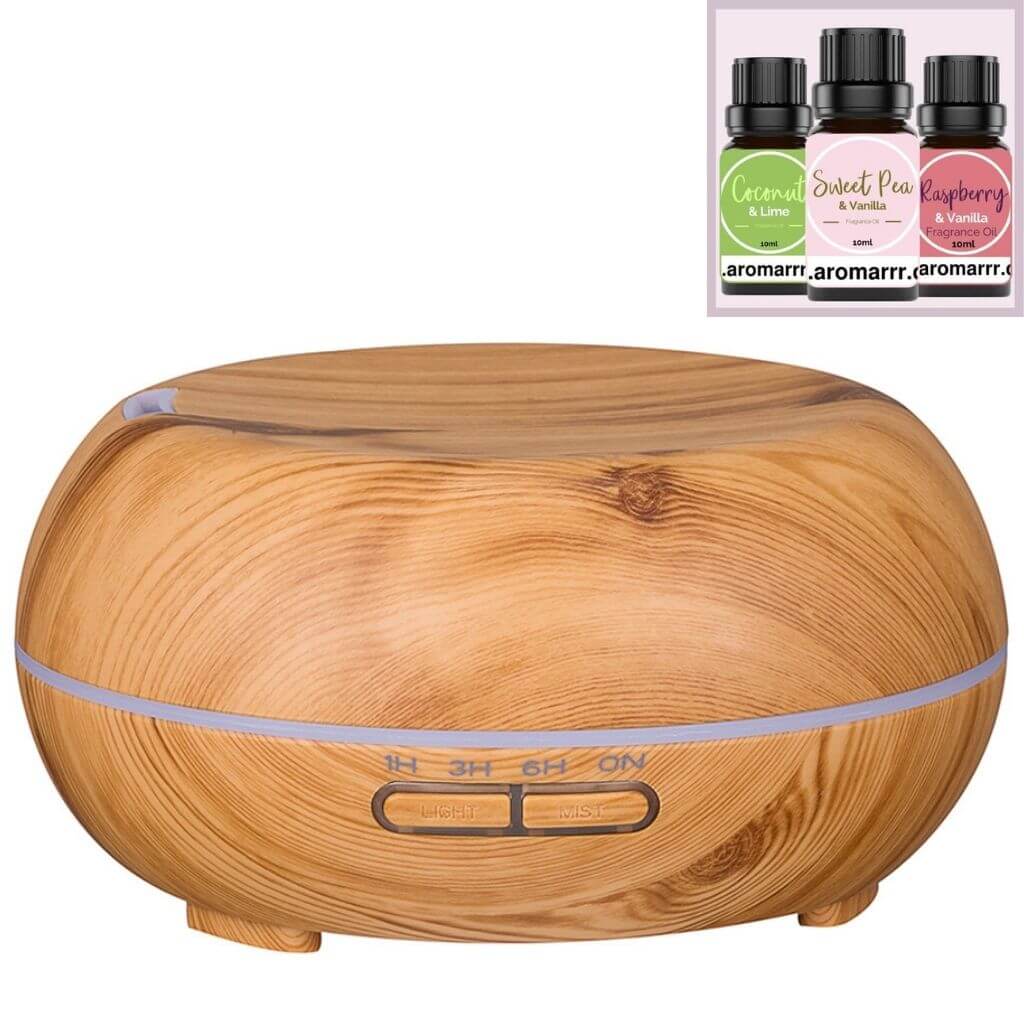 Charli 500ml Diffuser & 3 Fragrance Oils - Light