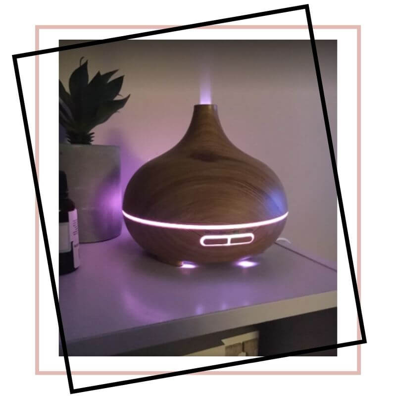 300ml light essential oil diffuser working at night