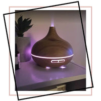 Thumbnail for 300ml light essential oil diffuser working at night