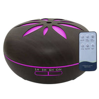 Thumbnail for 550ml Aroma Essential Oil Diffuser with Remote in NZ - Dark