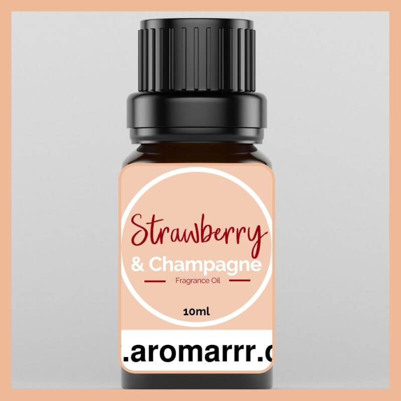 10ml Bottle of Strawberry and Champagne Fragrance Oil